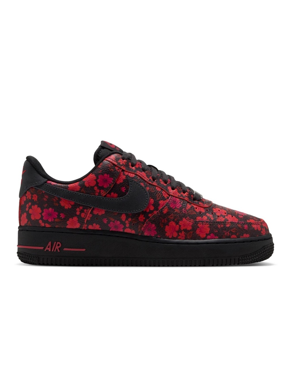 🖤🌹 NIKE AIR FORCE 1 LOW FLORAL BLACK RED 🖤🌹